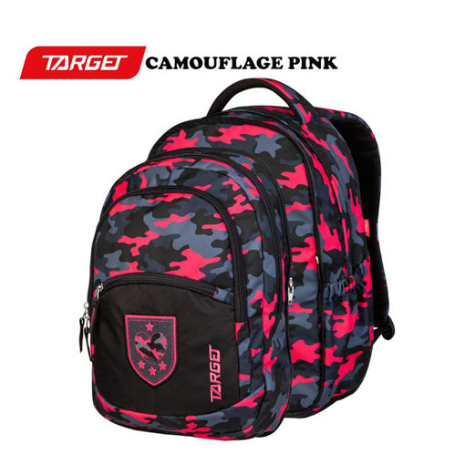 Picture of TARGET BACKPACK 2 IN 1 PINK CAMOFLAUGE